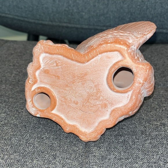 Vintage Terra cotta turkey candle holder excellent condition - Picture 5 of 5